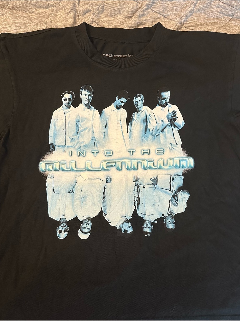'Into the Millennium' Graphic Tee - Black